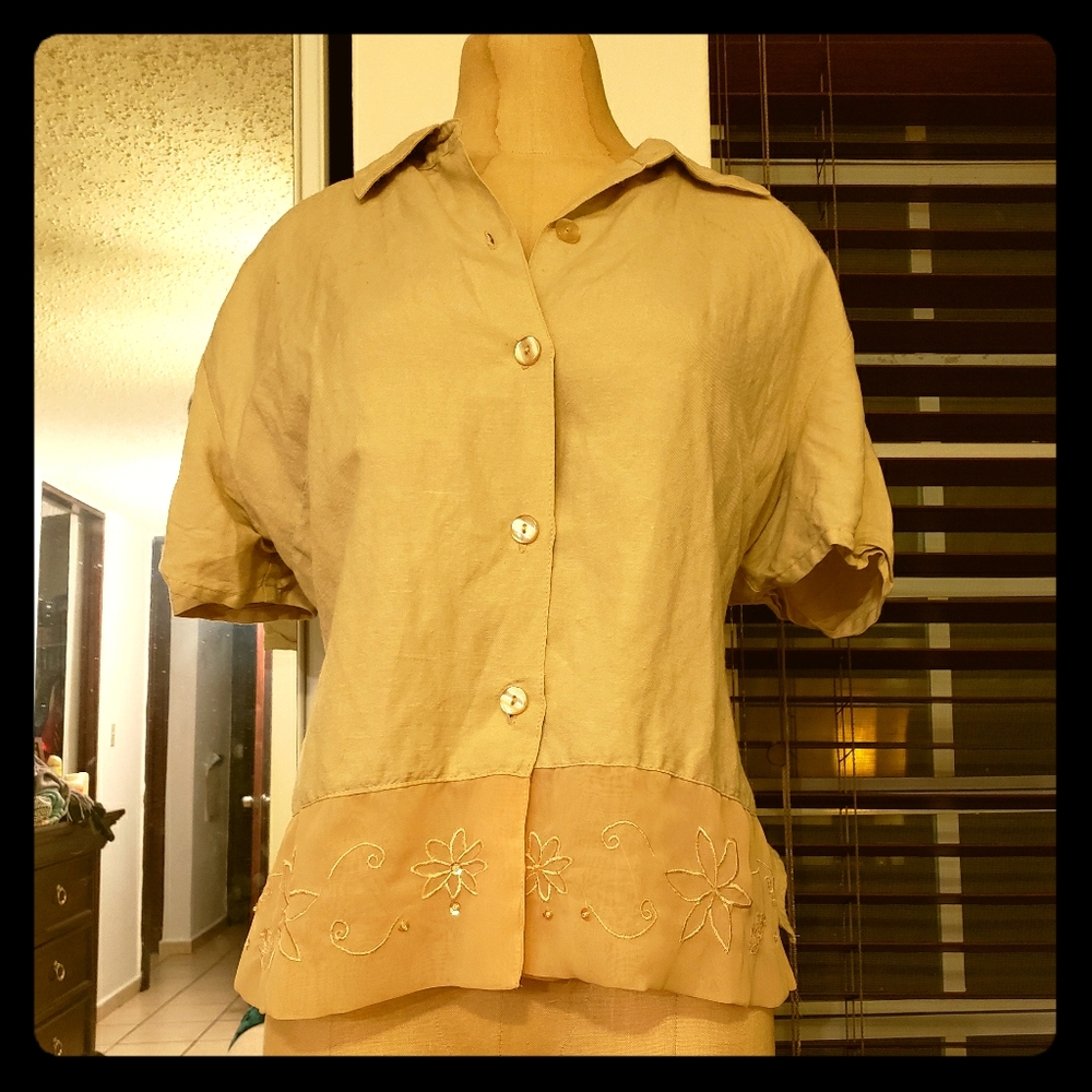Vintage Button Down Blouse